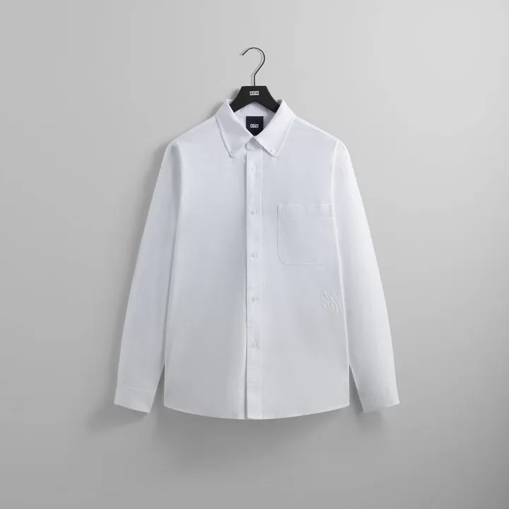 Kith Washed Oxford Apollo Shirt - White