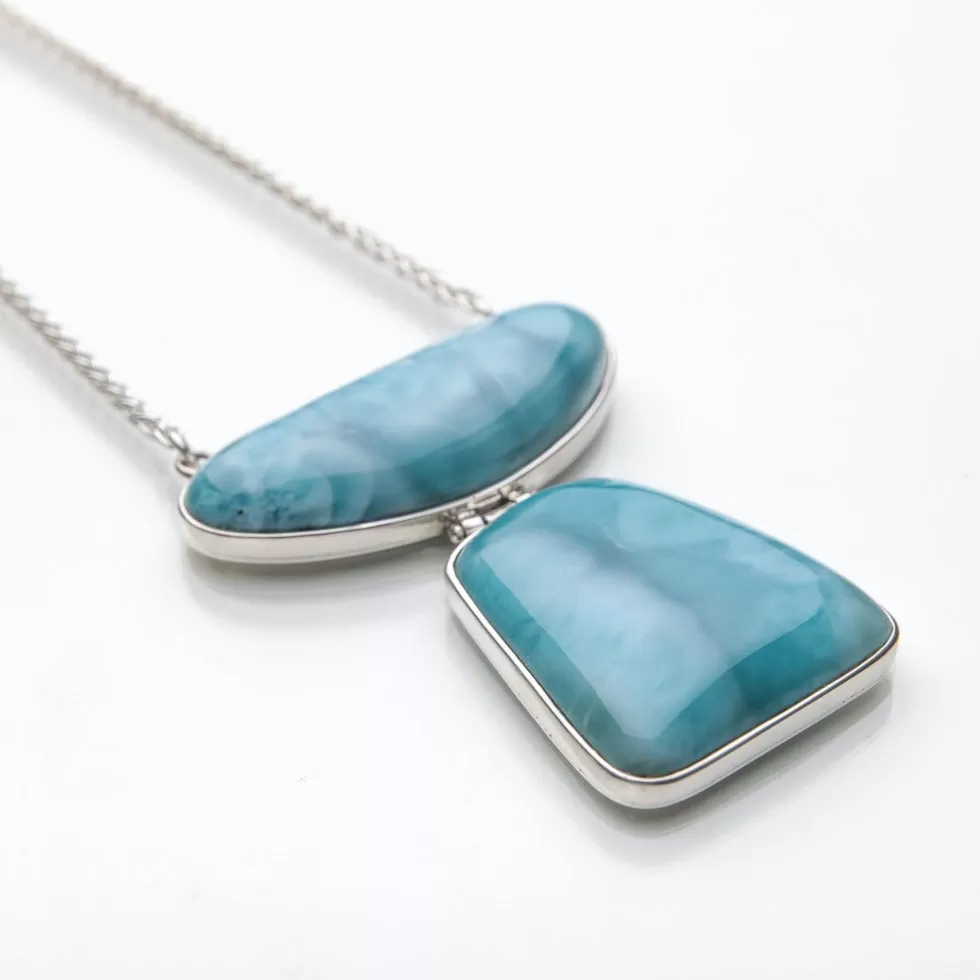 Larimar Necklace Boldness