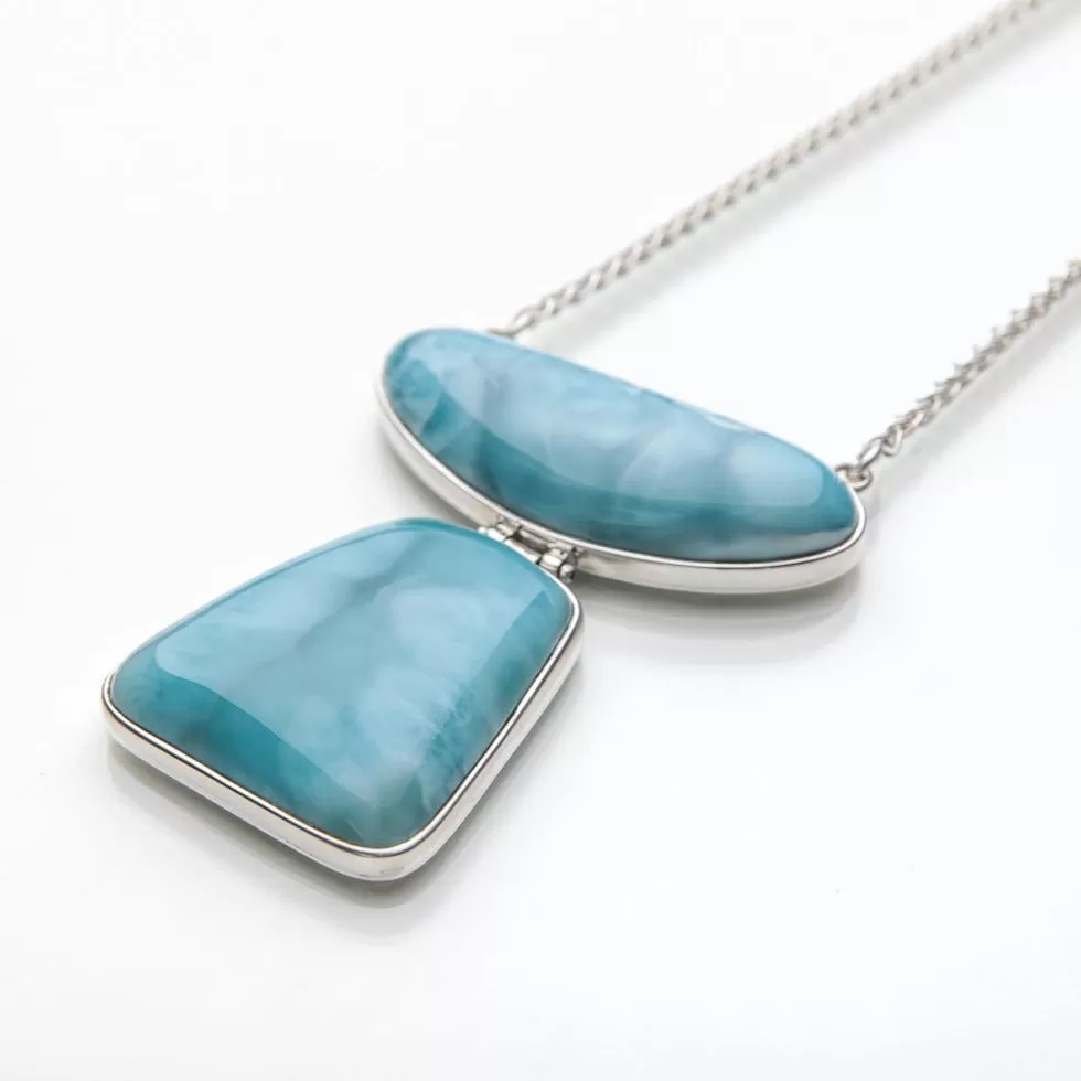 Larimar Necklace Boldness