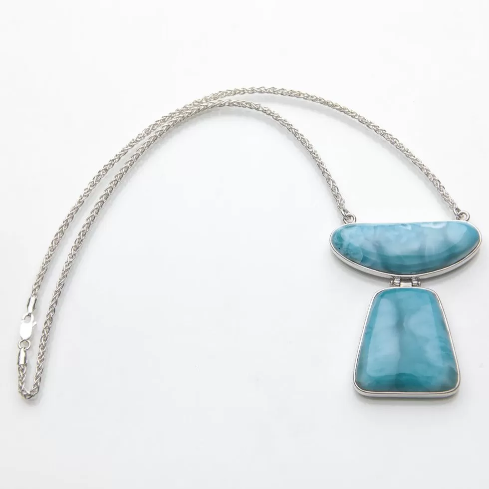 Larimar Necklace Boldness