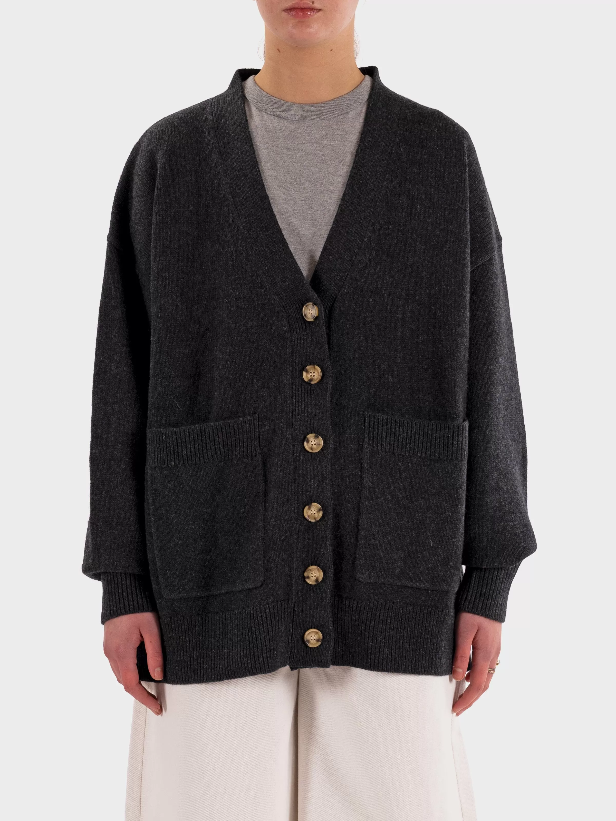 L.F Markey Bramley Cardigan - Ash