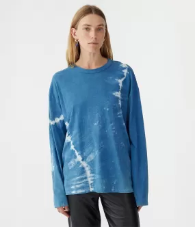 LONG SLEEVE TEE- INDIGO DYE