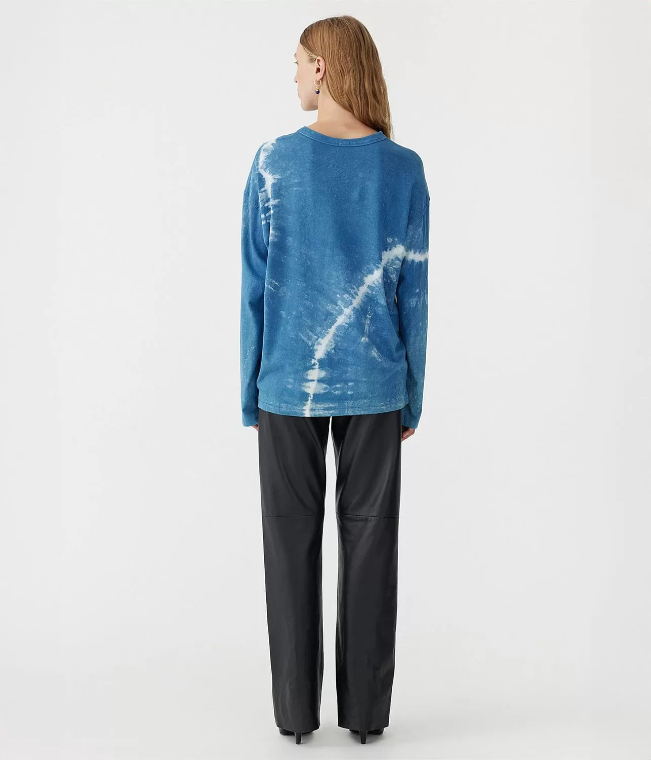 LONG SLEEVE TEE- INDIGO DYE