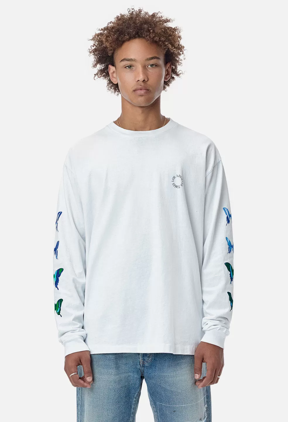 LS University Tee / Mariposa White