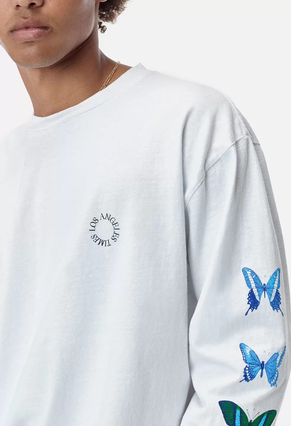 LS University Tee / Mariposa White