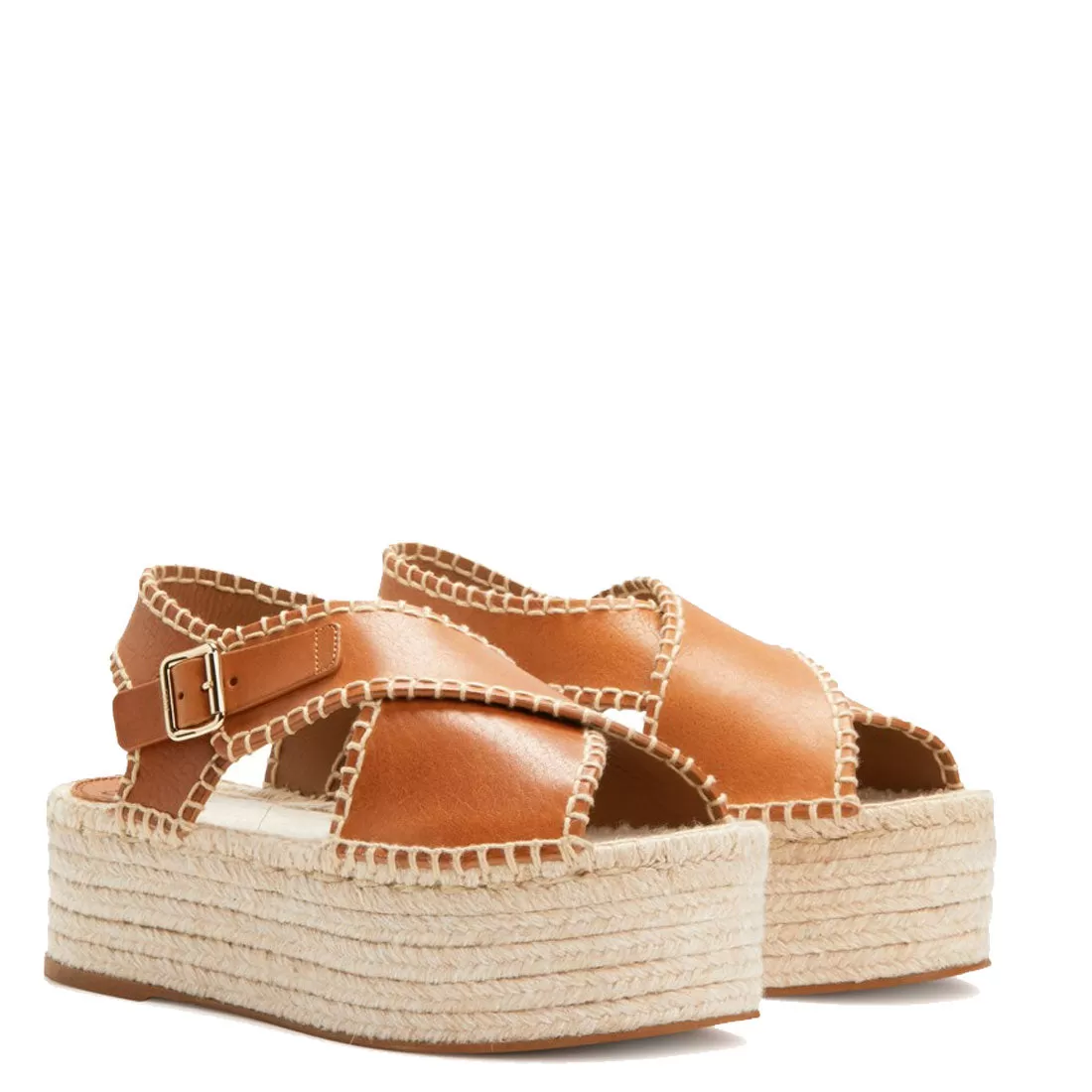 Lucinda Flatform Espadrille, Luminous Ochre