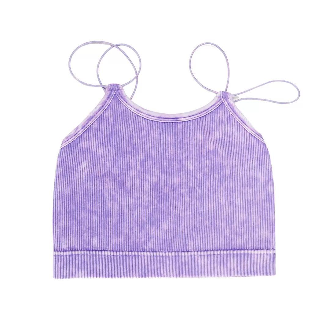 Maci Washed Double Strap Bralette