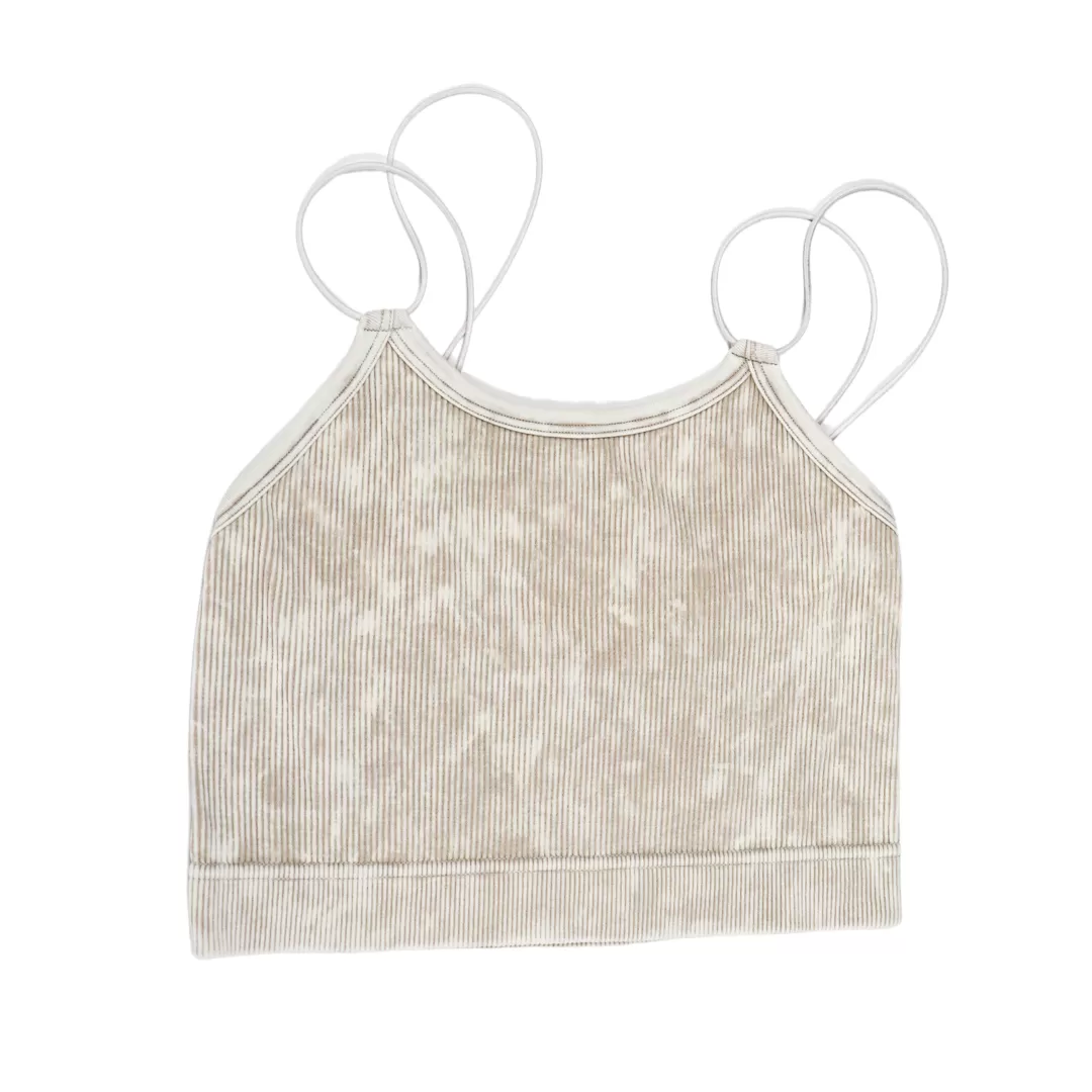 Maci Washed Double Strap Bralette