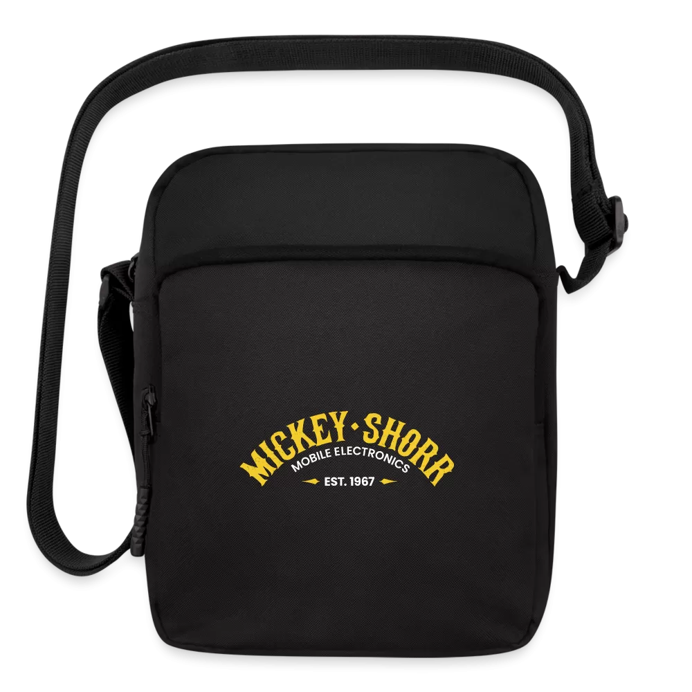 Mickey Shorr Logo Upright Crossbody Bag