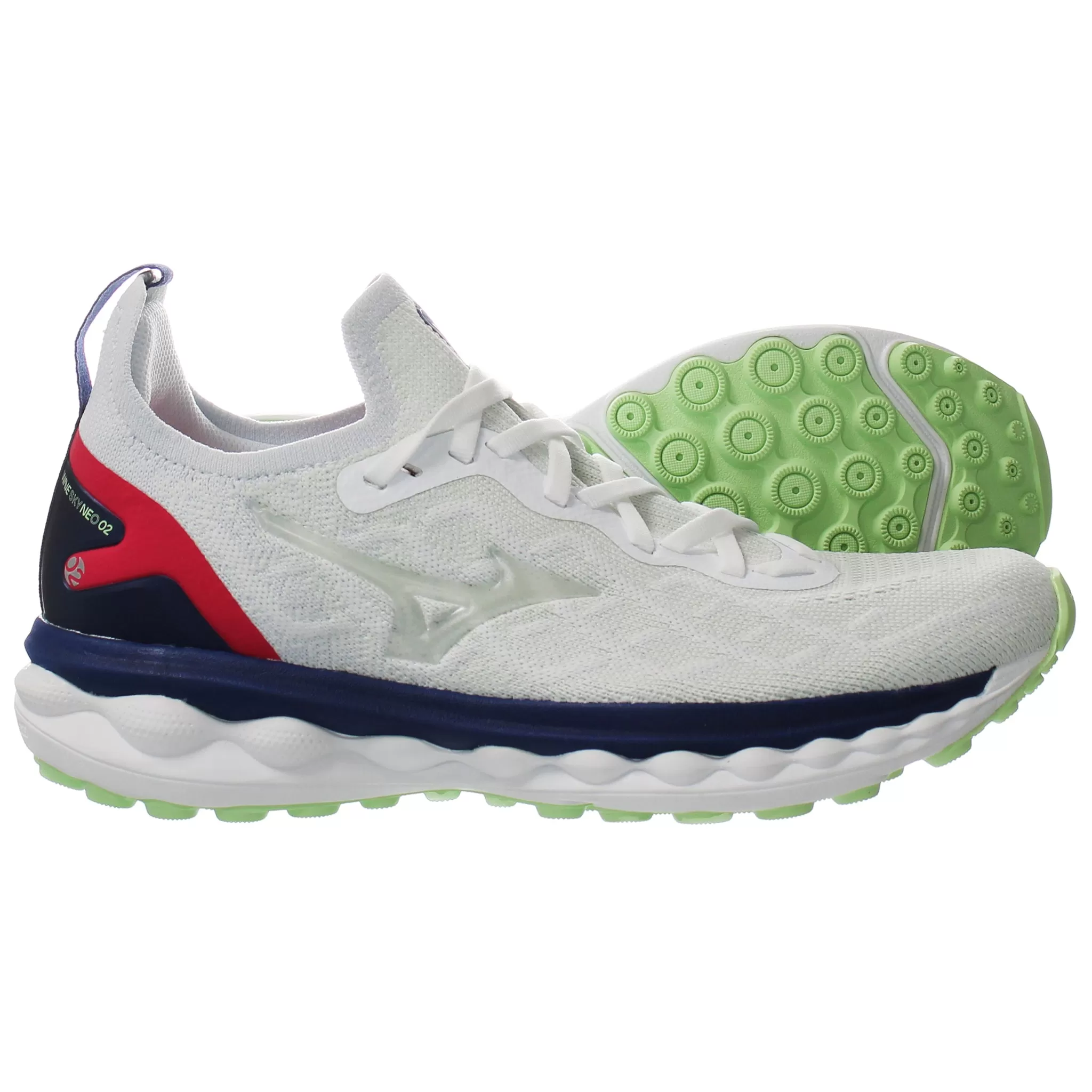 Mizuno Wave Sky Neo 2 White Womens Running Trainers