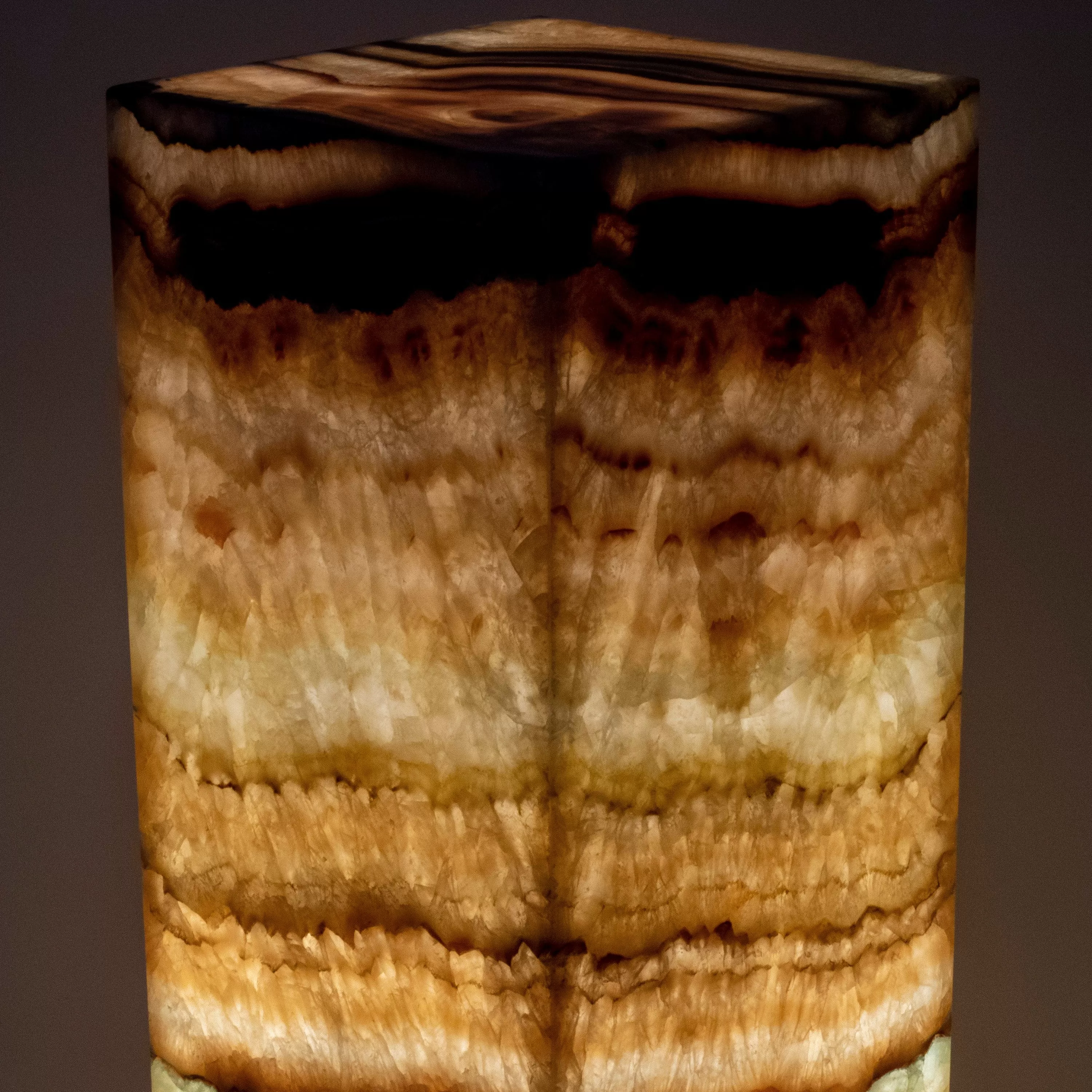 Natural Onyx Lamp Light Tower - 24