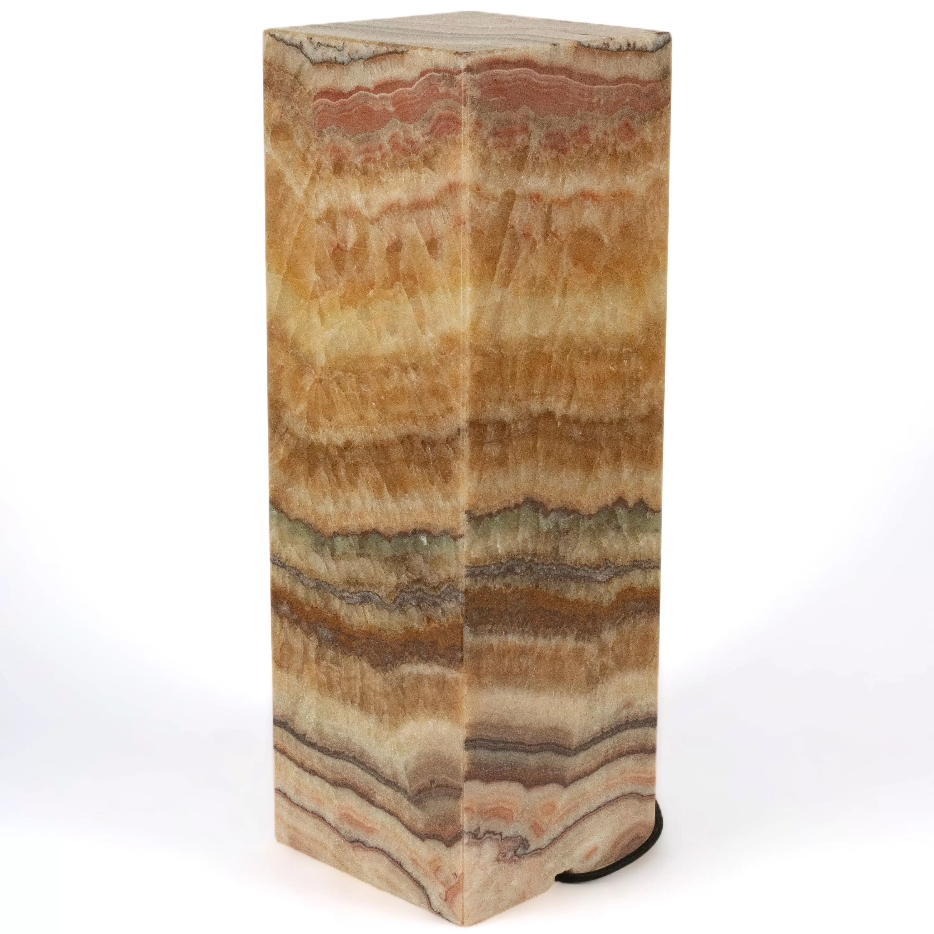 Natural Onyx Lamp Light Tower - 24