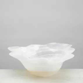 Natural White Onyx Bowl 16.5