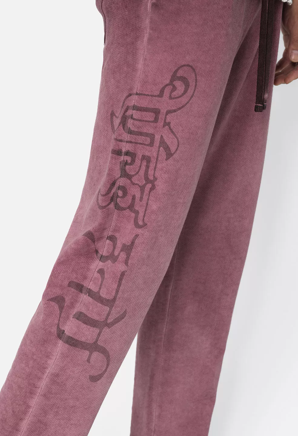 Nepal Tuck Terry Sweats / Oil Wash Ruby