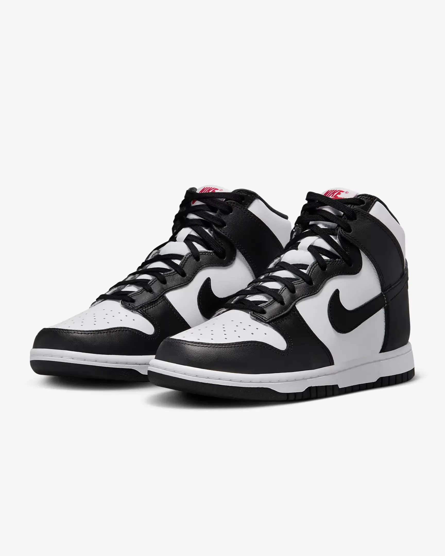 Nike Women's Dunk High Shoes - White / University Red / Black