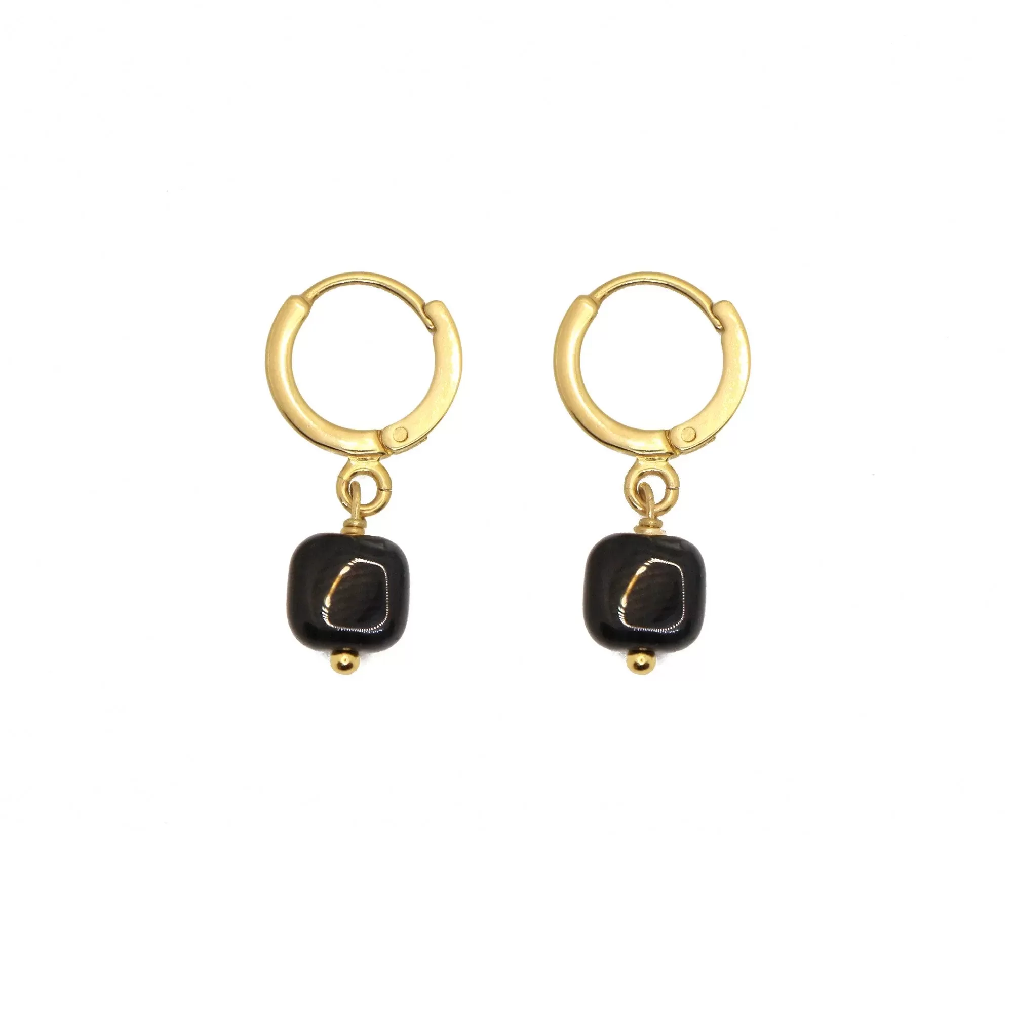 Nila Ava Earrings - Black