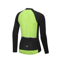 Nuckily Mycycology MH023 Full Sleeves Cycling Jersey - Neon Green