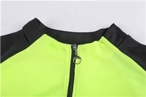 Nuckily Mycycology MH023 Full Sleeves Cycling Jersey - Neon Green