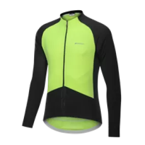 Nuckily Mycycology MH023 Full Sleeves Cycling Jersey - Neon Green