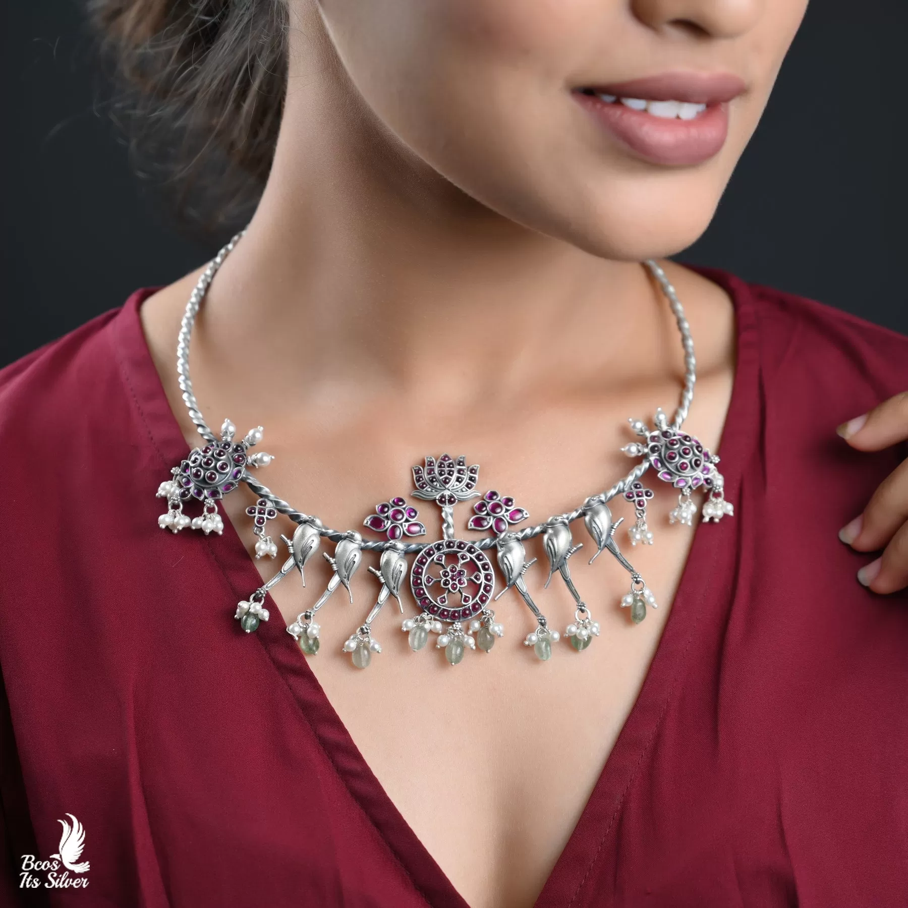 Oxidized Neckpiece - 4420