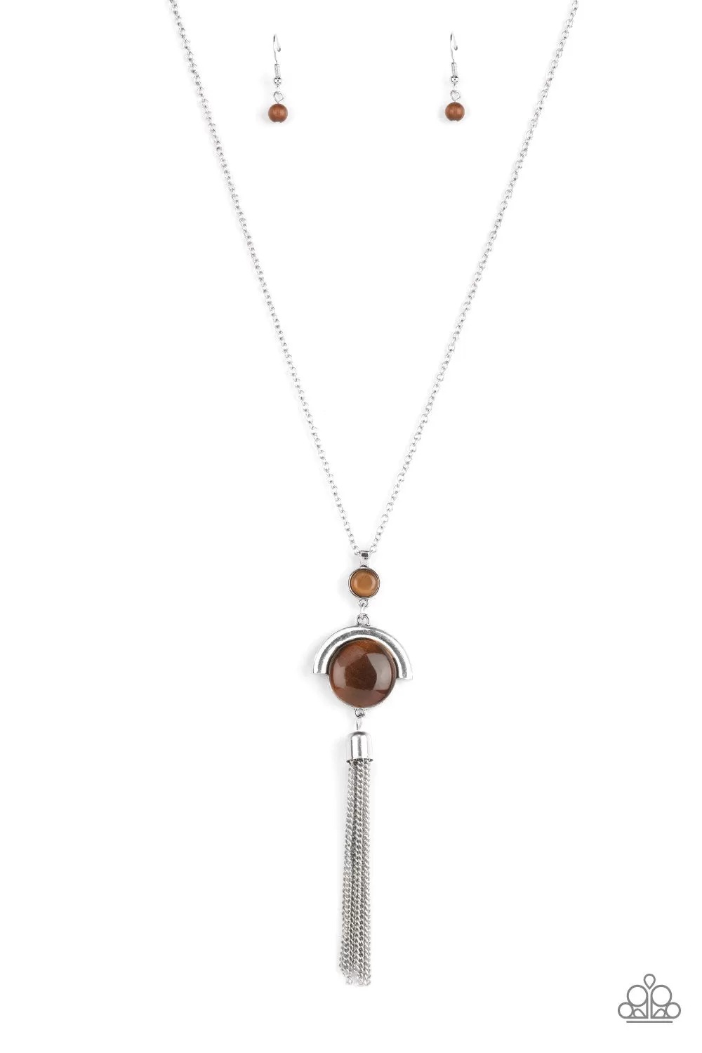 Paparazzi Lavishly Lucid - Brown Necklace