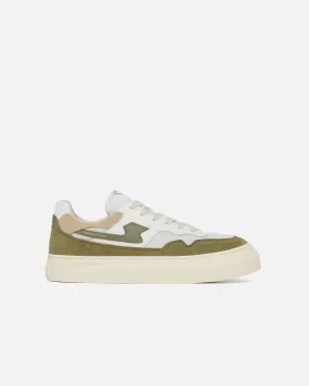 Pearl S-Strike Suede Mix - White / Moss