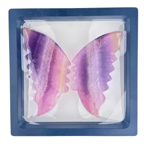 Pink Fluorite Butterfly Wings #107