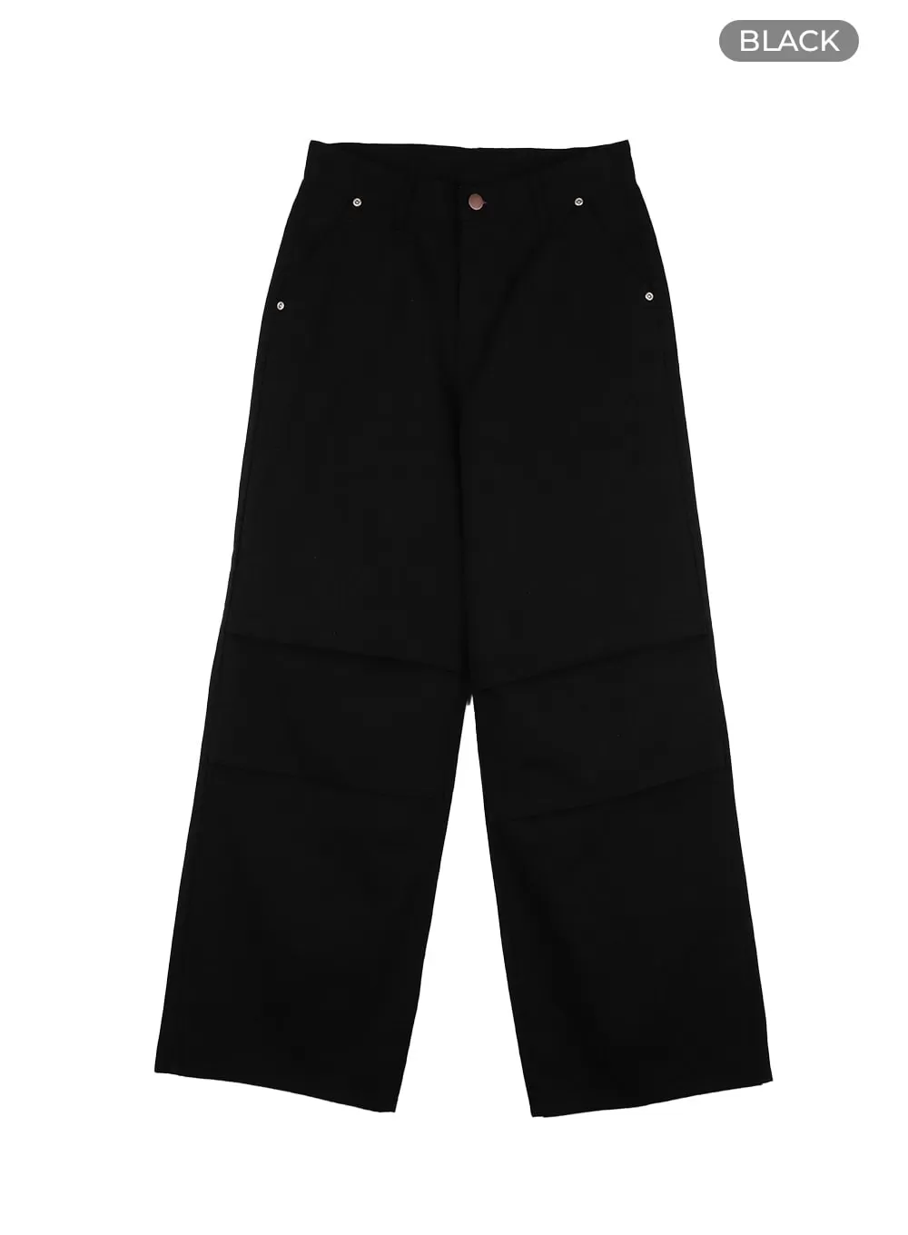 Pintuck Wide Leg Trousers IA417