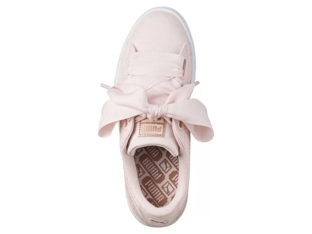 PUMA Basket Heart Pearl White Rose Gold 366495 02