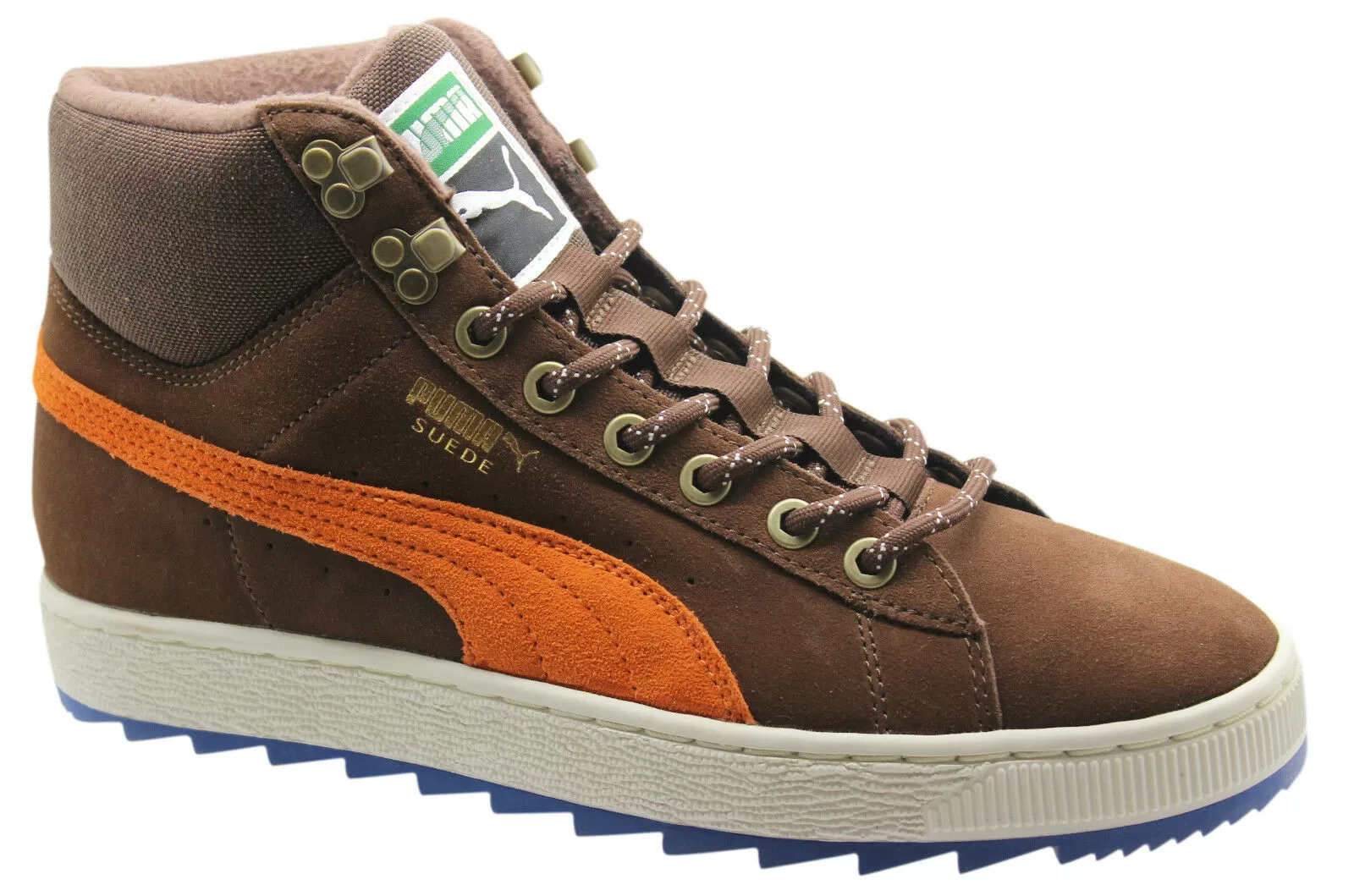 Puma Suede Classic   Rugged Boots Mens Shoes Leather Brown 357017 03 B34B