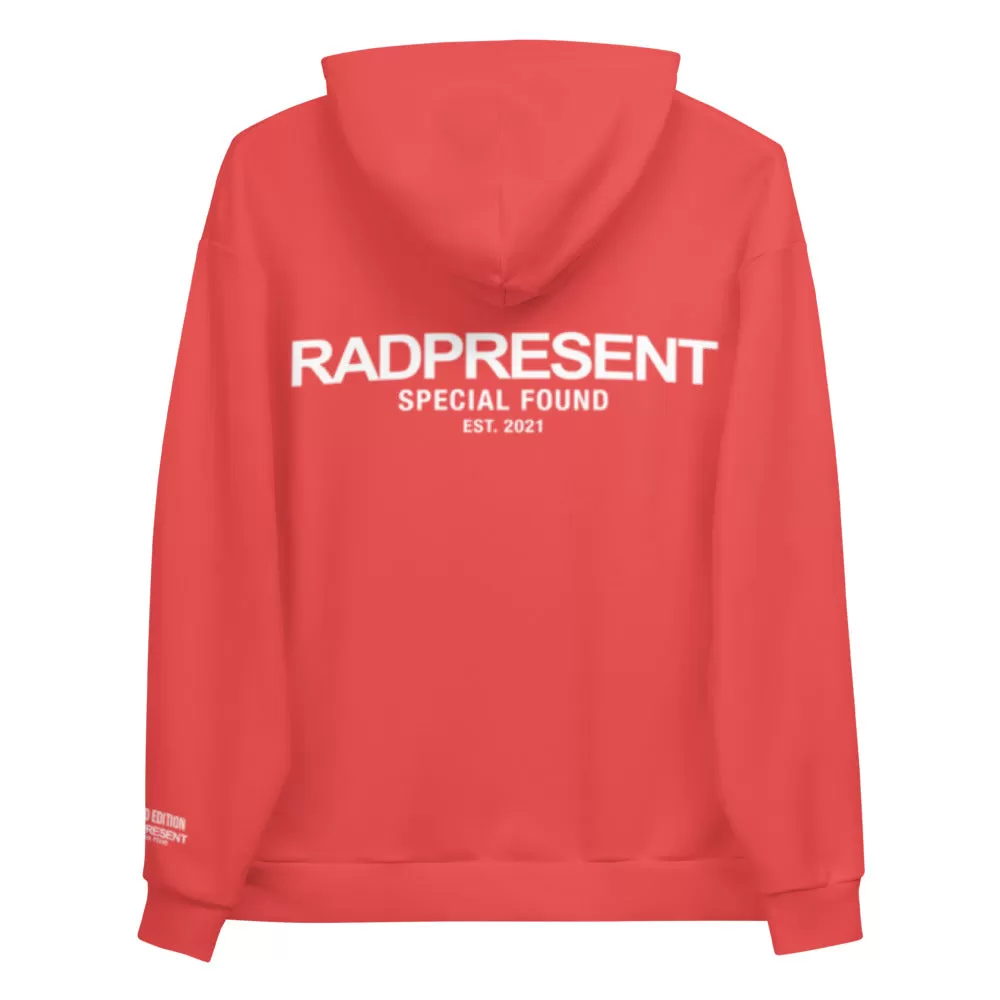 RAD 12 UNIFIT PULLOVER HOODIE - RED