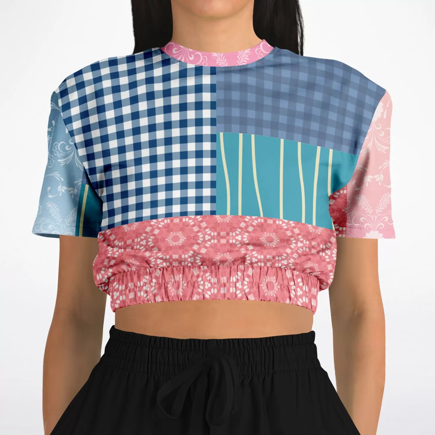 Rehoboth Short Sleeve Cropped Eco-Poly Sweater