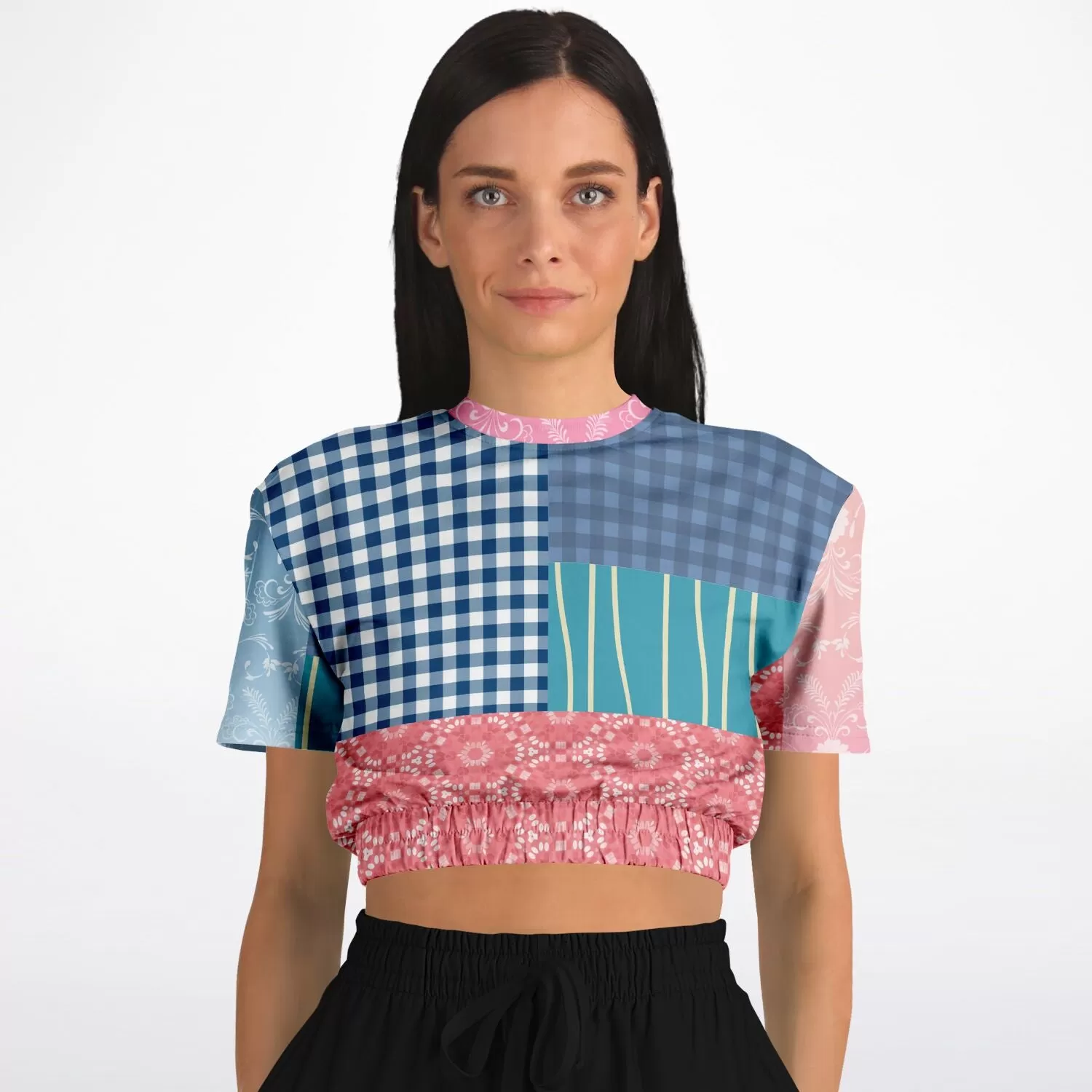 Rehoboth Short Sleeve Cropped Eco-Poly Sweater