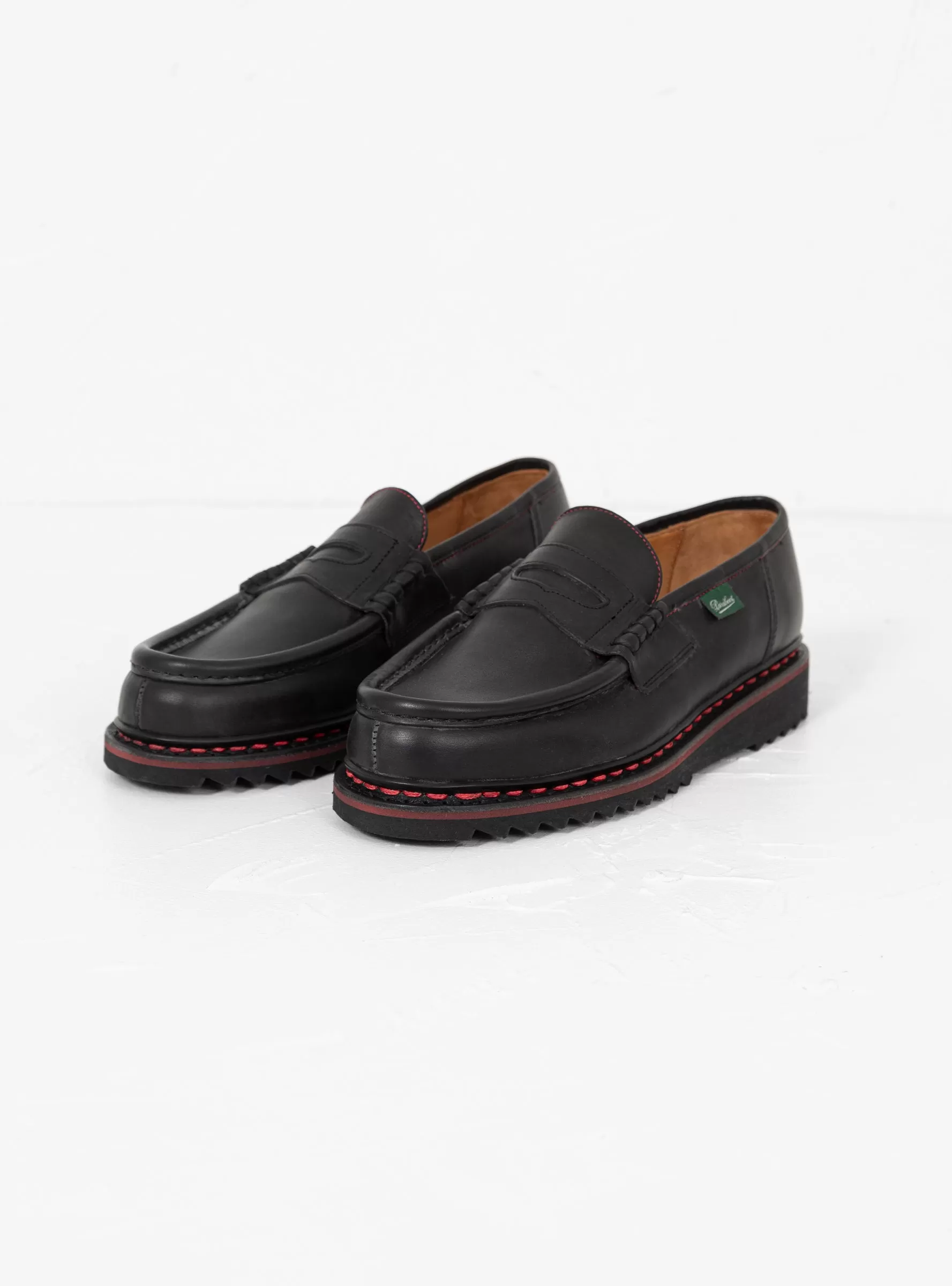 Reims Loafers Black & Red