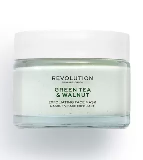 Revolution Skincare - Mascarilla exfoliante Green Tea & Walnut