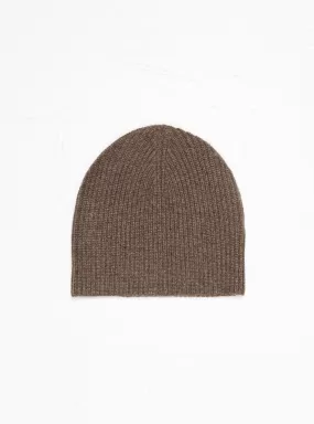 Ribbed Beanie Grizzly Brown