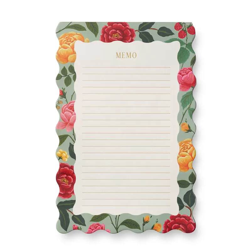 RIFLE PAPER CO | Roses Large Memo Notepad