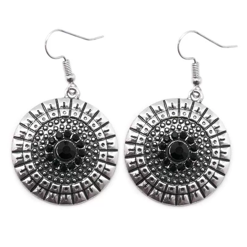 Royal Regatta Black Earrings