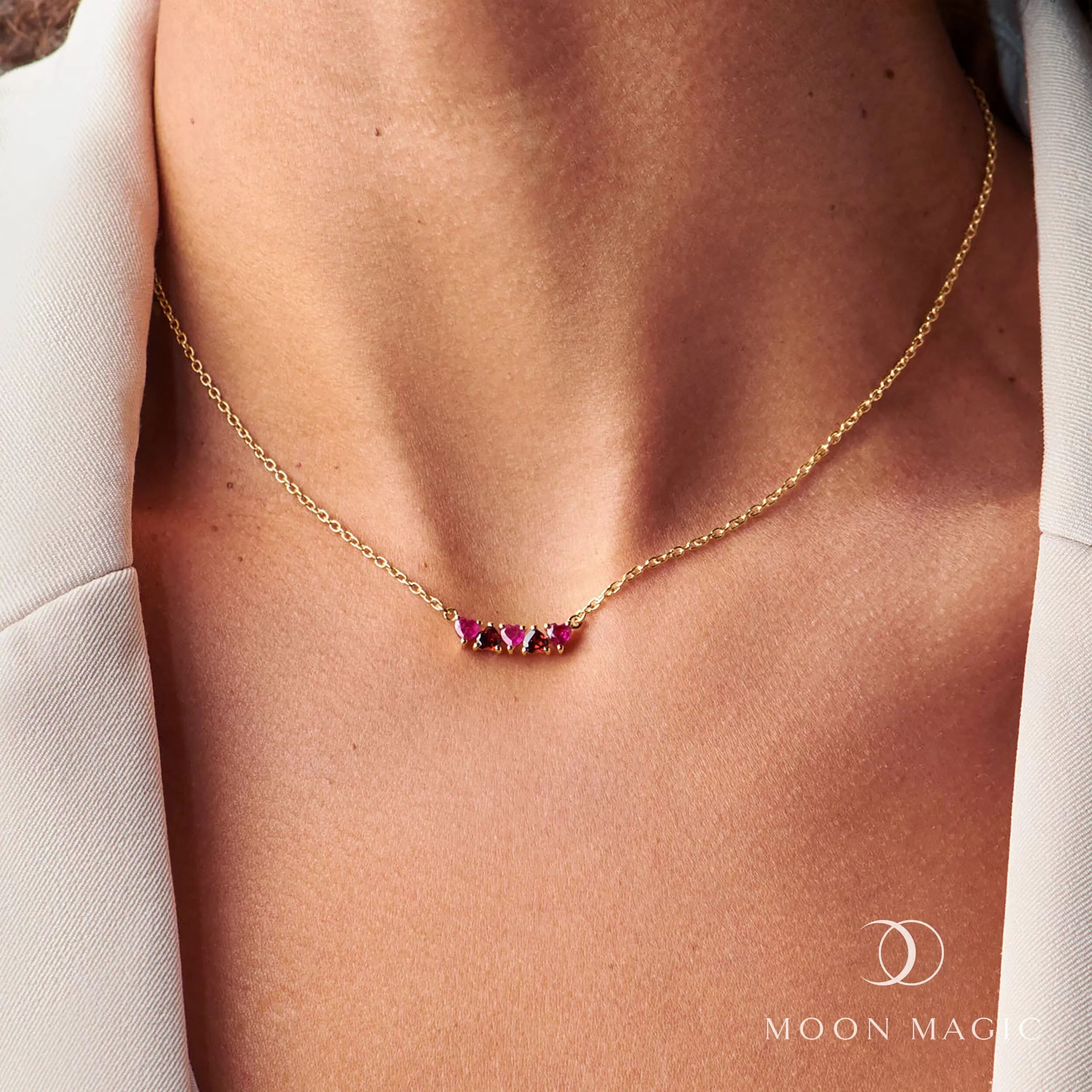 Ruby Garnet Necklace - Crush On You