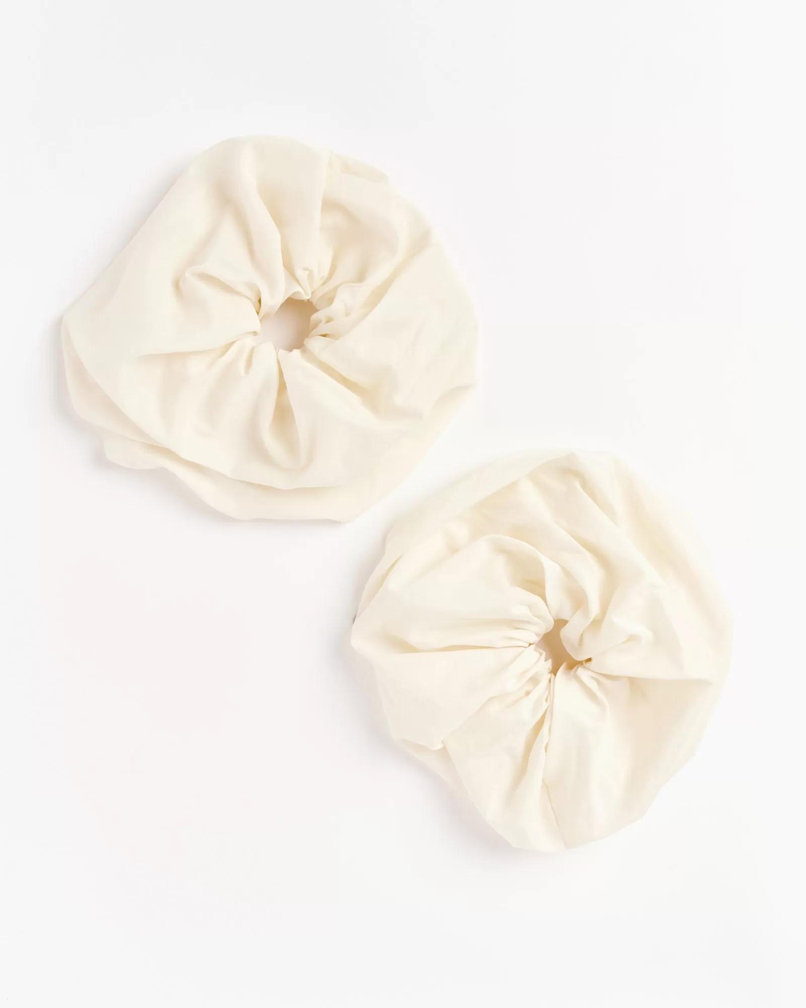 Sheer Cotton Scrunchie in Ivory