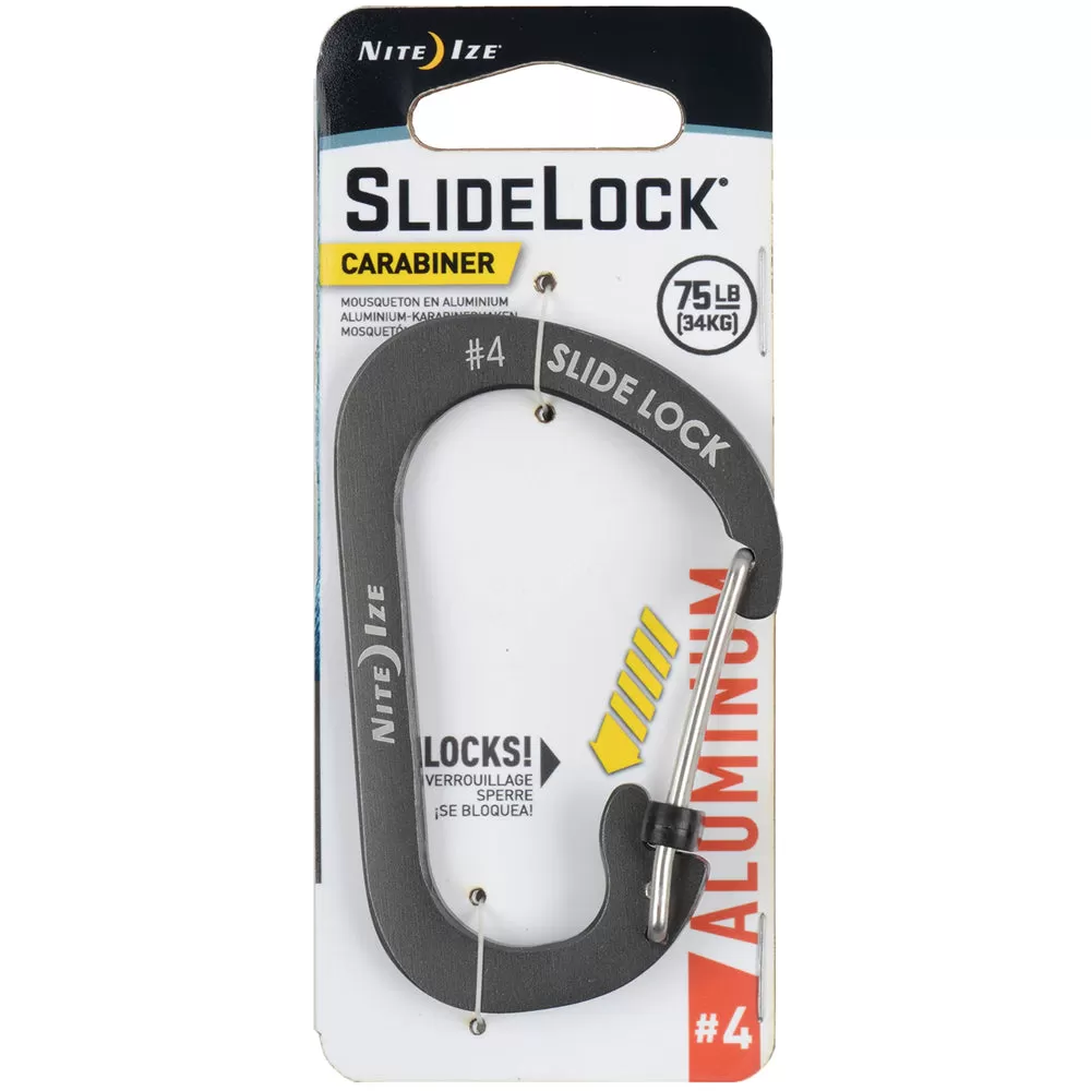 SlideLock Carabiner Aluminium #4