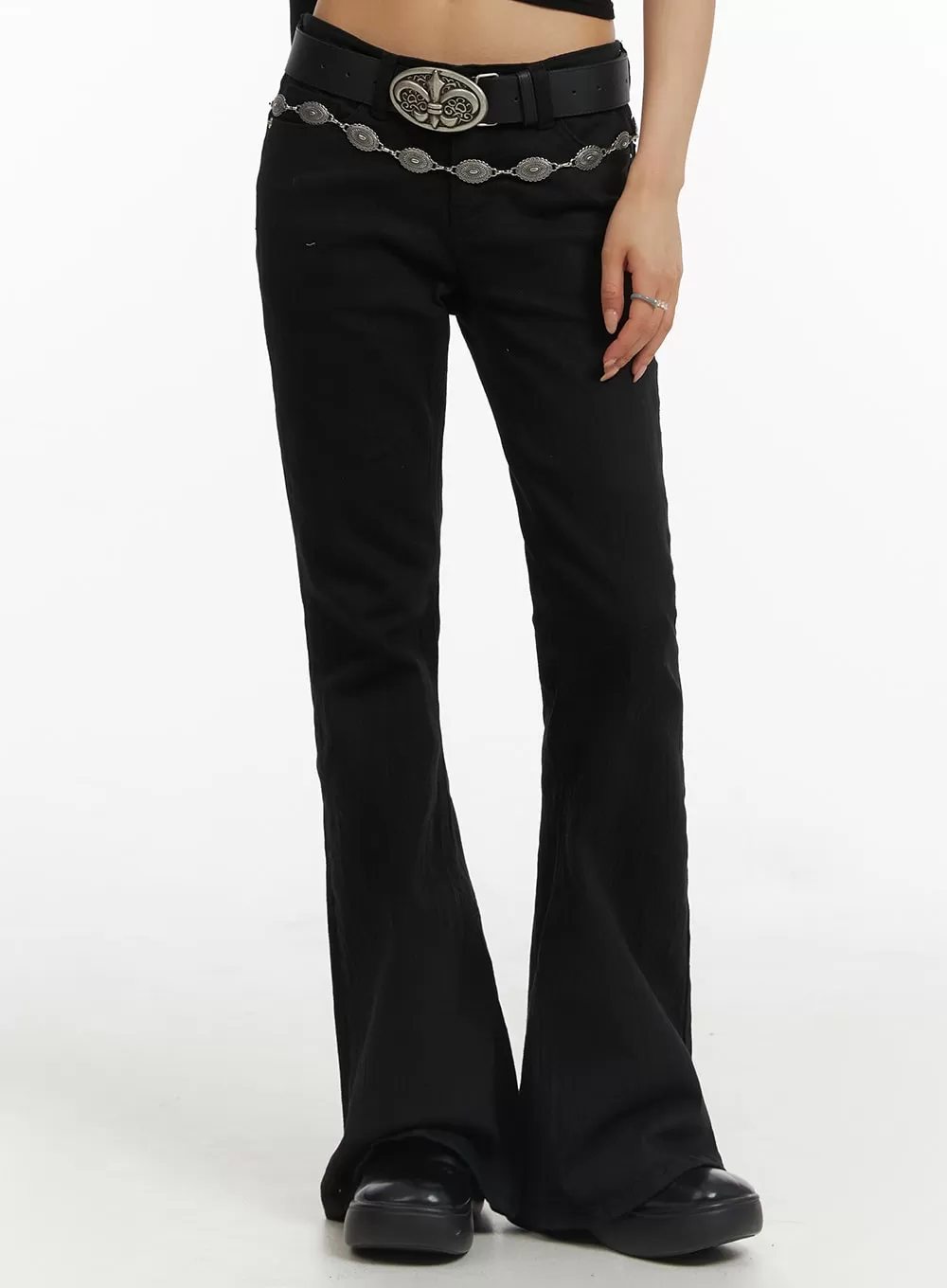 Slim Fit Bootcut Pants CJ416