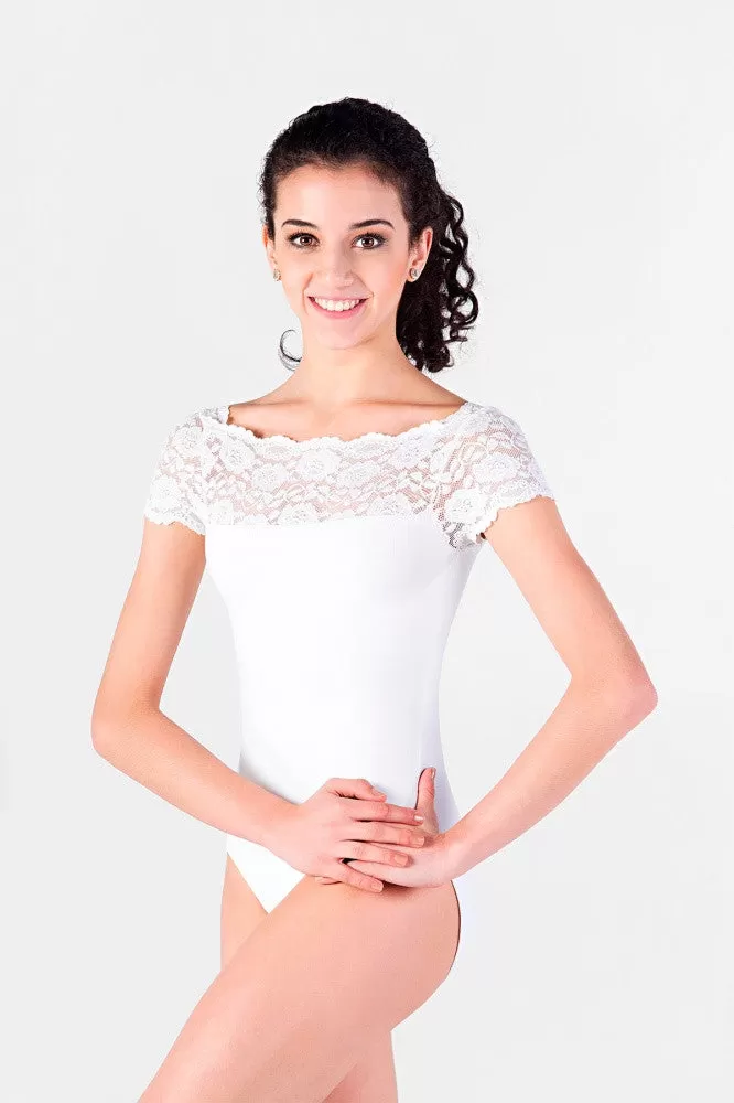 So Danca lace top children's leotard E-11134