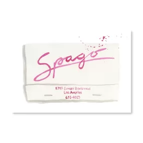 Spago Matchbook