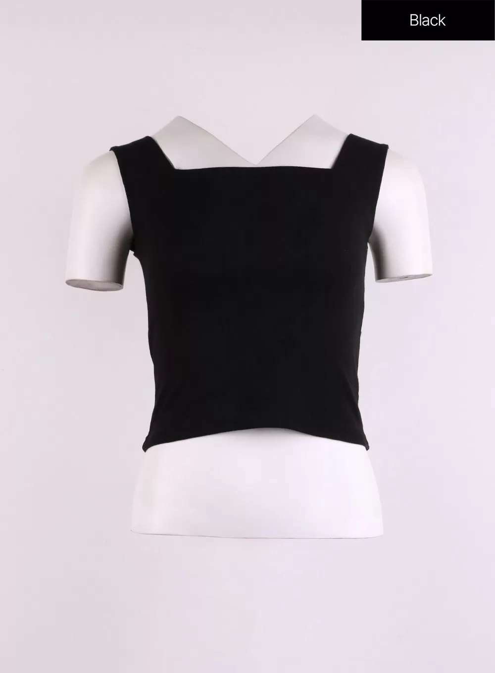 Square Neck Cropped Tank Top CJ425