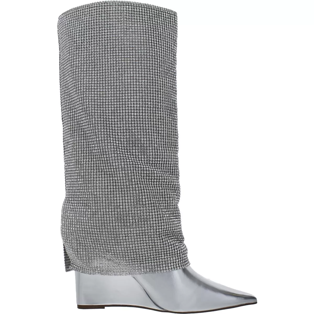 Steve Madden Womens RISKI Sleek wedge heel Synthetic lining Knee-High Boots