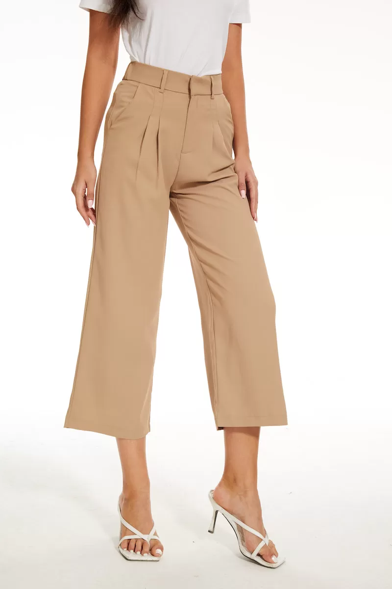 The Effortless Tailored Wide Leg Pants