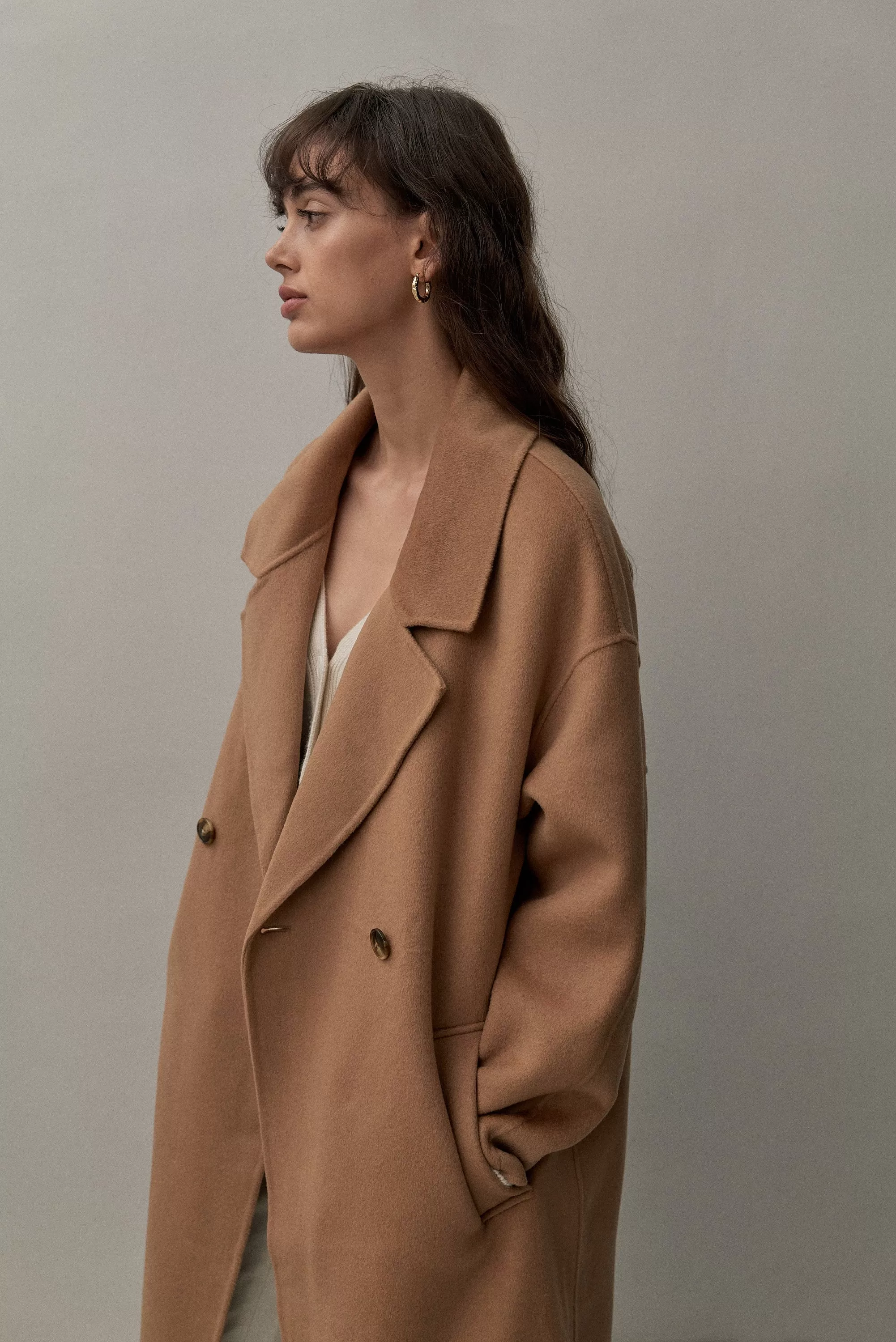 THE LONDON COAT - CAMEL