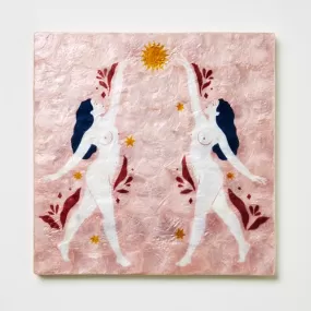 The Twins Tile Wall Decoration