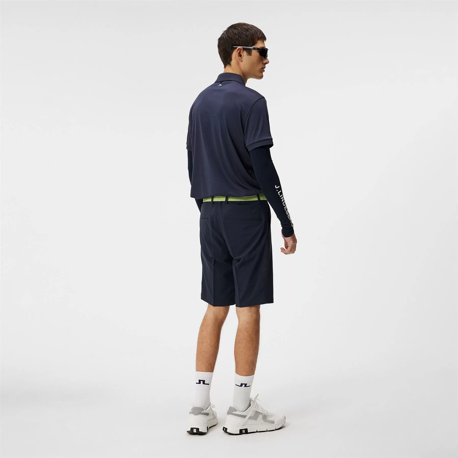 Tour Tech Slim Fit TX Jersey Polo Navy Melange - SS24